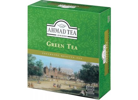 AHMAD TEA GROENE THEE ZAKJES 100ST