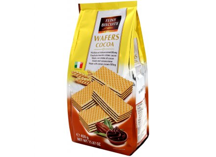FEINY BISCUITS CACAO WAFELS 450G