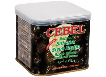 CEBEL ZWARTE OLIJVEN 375G