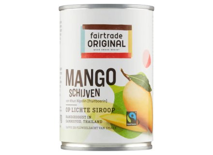 FAIRTRADE MANGO OP LICHTE SIROOP 425G