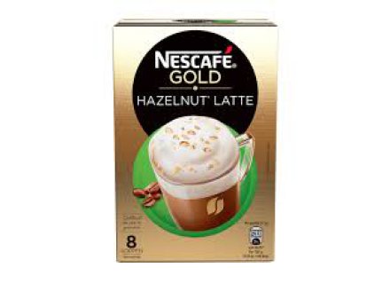 NESCAFE LATTE HAZELNUT 136G
