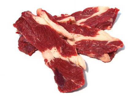 RUNDERLAPPEN MET VET (PER KILO)