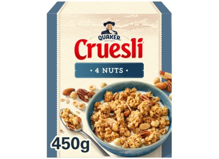QUAKER CRUESLI 4NUTS 450G