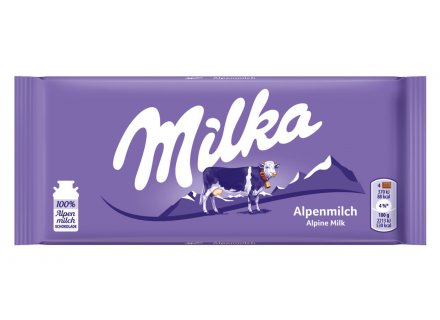 MILKA ALPENMELK CHOCOLADE 100G