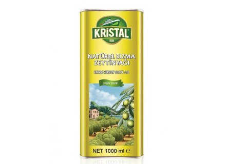 KRISTAL VIRGIN OLIJFOLIE (BLIK) 1L