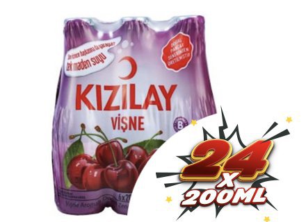 KIZILAY KERSEN 24X200ML