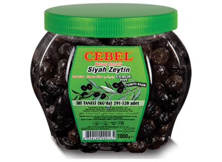 CEBEL ZWARTE OLIJVEN (IRI) 1KG