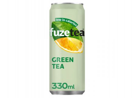 FUZE TEA GREEN 330ML (SLEEKCAN)