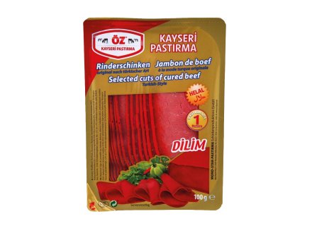 OZ KAYSERI PASTIRMA PLAKJES 100G