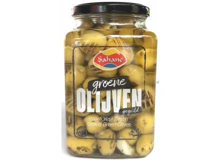 SAHANE OLIJVEN GROEN GEGRILD 990G