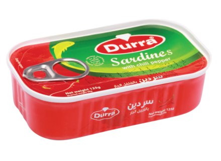 DURRA SARDINES HOT 125G
