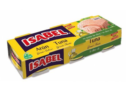 ISABEL TONIJN MET OLIJFOLIE 3X80G