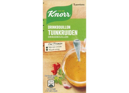KNORR DRINKBOUILLON TUINKRUIDEN 5ST