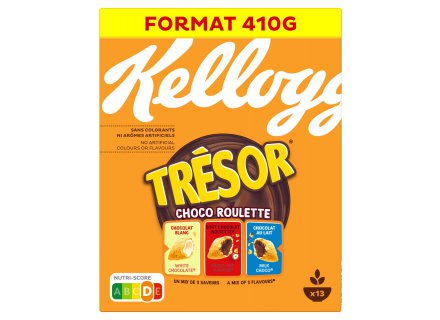 KELLOGG'S TRESOR CHOCO ROULETTE 410G