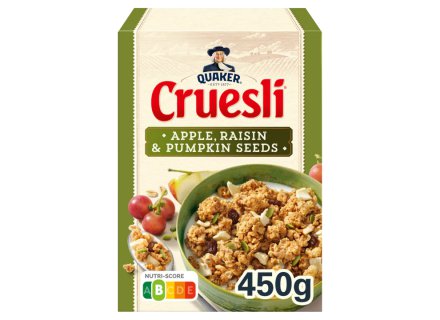 QUAKER CRUESLI APPEL 450G