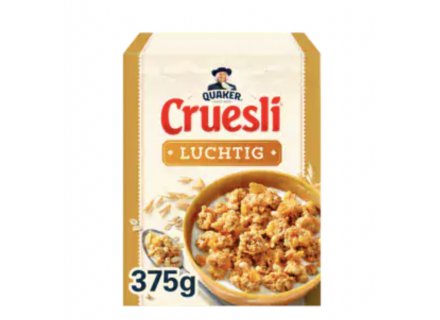 QUAKER CRUESLI LUCHTIG NATUREL 375G
