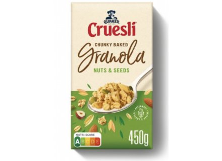 QUAKER HAVERM GRANOLA/NOTEN 450G