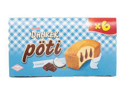 ULKER DANKEK POTI COCONUT CAKE 6X35G