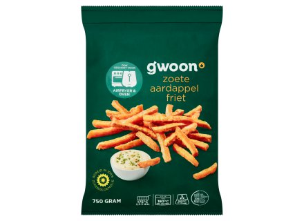 GWOON ZOETE AARDAPPELFRIET 600G