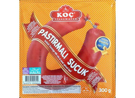KOC KNOFLOOKWORST PASTIRMA 300G