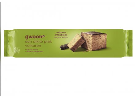 GWOON ONTBIJTKOEK VOLKOREN 550G