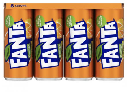 FANTA ORANGE 8X250ML