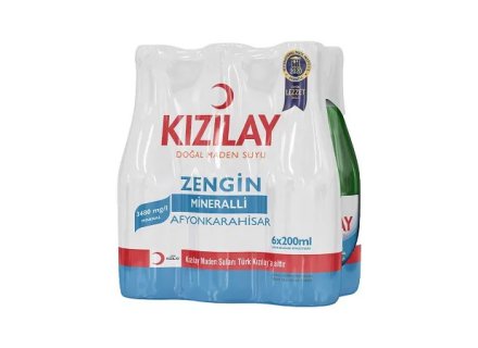 KIZILAY SPARKLING WATER 6X200ML