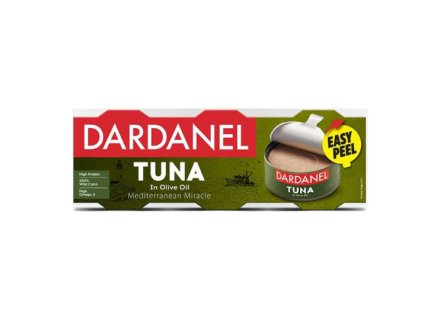 DARDANEL TONIJN OLIJFOLIE 3X75G
