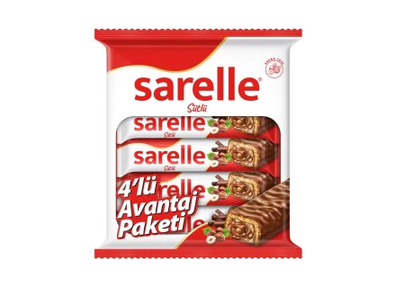 SARELLE WAFER MELK 4X33G