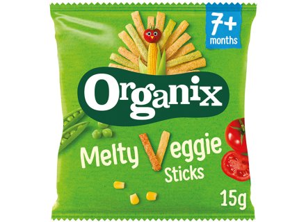 ORGANIX MELTY VEGGIE STICKS 15 GR