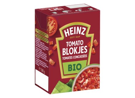 HEINZ TOMATENBLOKJES BIO 390G