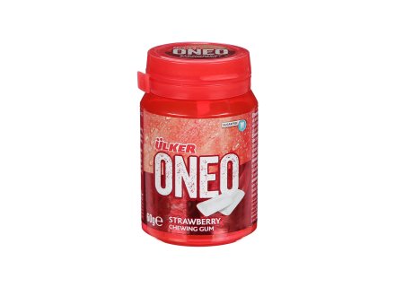 ONEO PLASTIK JAR STRAWBERRY SAKIZ 50G