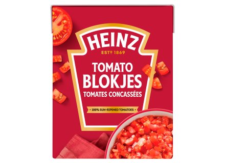 HEINZ TOMATENBLOKJES NATUREL 390G
