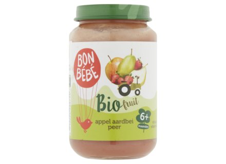 BON BEBE 6M01 APPEL-PEER-AARDBEI 200 GR