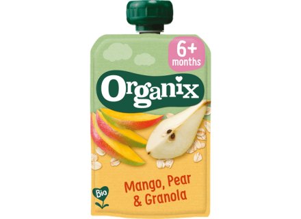 ORGANIX JUST MANGO,PEAR&GRANOLA 100G