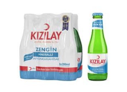 KIZILAY SPARKLING WATER 6X200ML