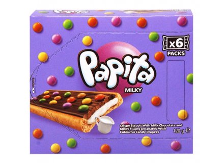 SOLEN PAPITA BISCUIT MELK 6X20G	