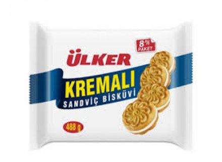 ULKER BISCUIT VANILLE 8-PACK 488G	