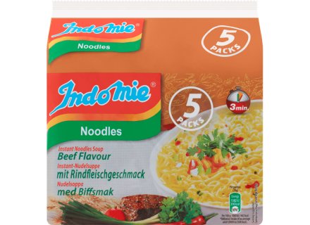 INDOMIE BEEF FLAVOUR 5X75G