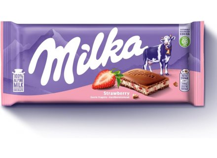 MILKA STRAWBERRY 100G