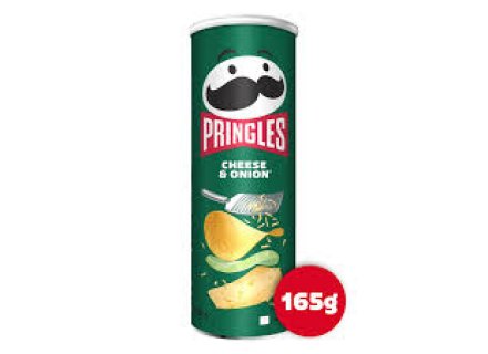 PRINGLES CHEESE&ONION 165G