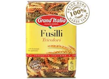 GR.ITALIA FUSILLI TRICOLORI 500G