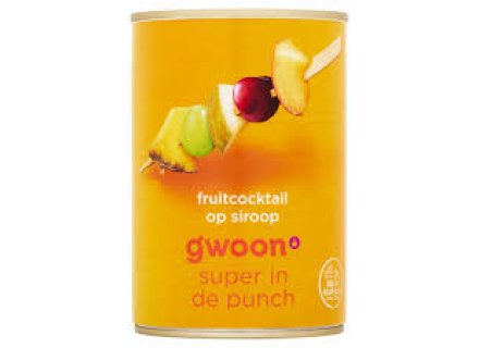 G'WOON 1/2 FRUITCOCKTAIL SIROOP 410G