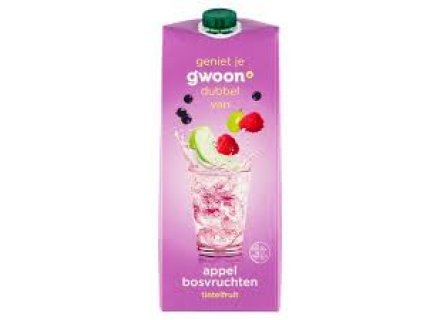 G'WOON TINTELFRUIT APPEL BOSVRUCHT 1,5L