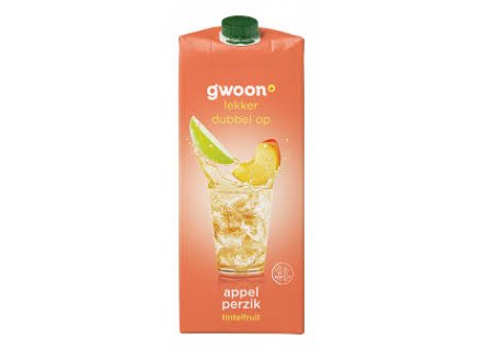 G'WOON TINTELFRUIT APPEL PERZIK 1500 ML