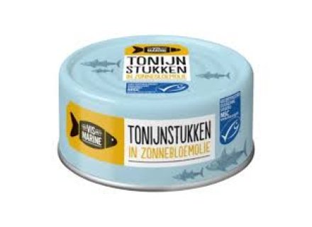 VISMARINE TONIJN ZONBLOEM 160G