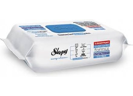 SLEEPY VOCHTIGE DOEKJES EASY CLEAN BLAUW 100ST