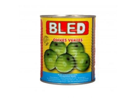 BLED GROENE OLIJVEN 850G