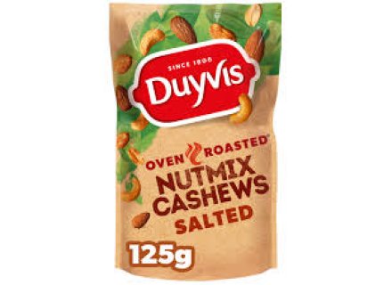 DUYVIS DRY-ROASTED MIXED NUTS 125G