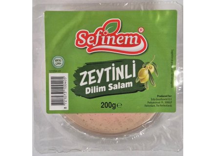 SEFINEM SALAM MET OLIJVEN 200G